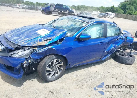 2016 Honda Civic Ex из США, поврежденный, VIN 19XFC2F7XGE081768